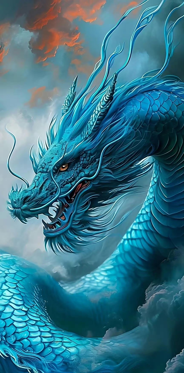 飞龙在天·齐乐龙龙·炫彩神武中国龙壁纸 #热点引擎计划