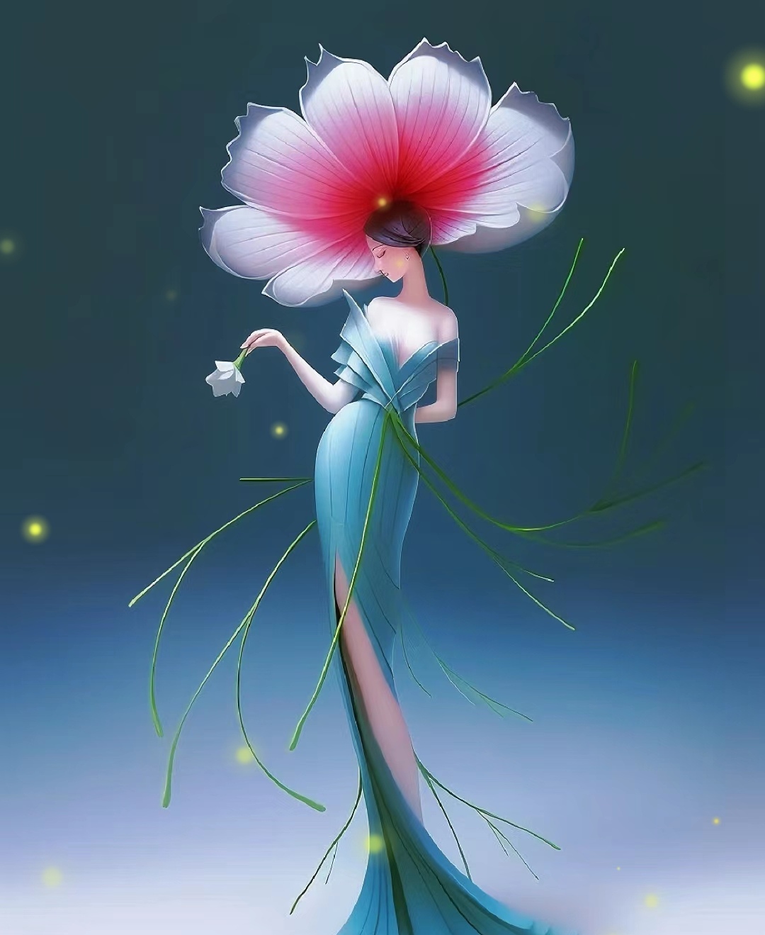 唯美创意,女人如花