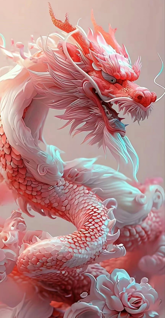 飞龙在天·齐乐龙龙·炫彩神武中国龙壁纸 #热点引擎计划