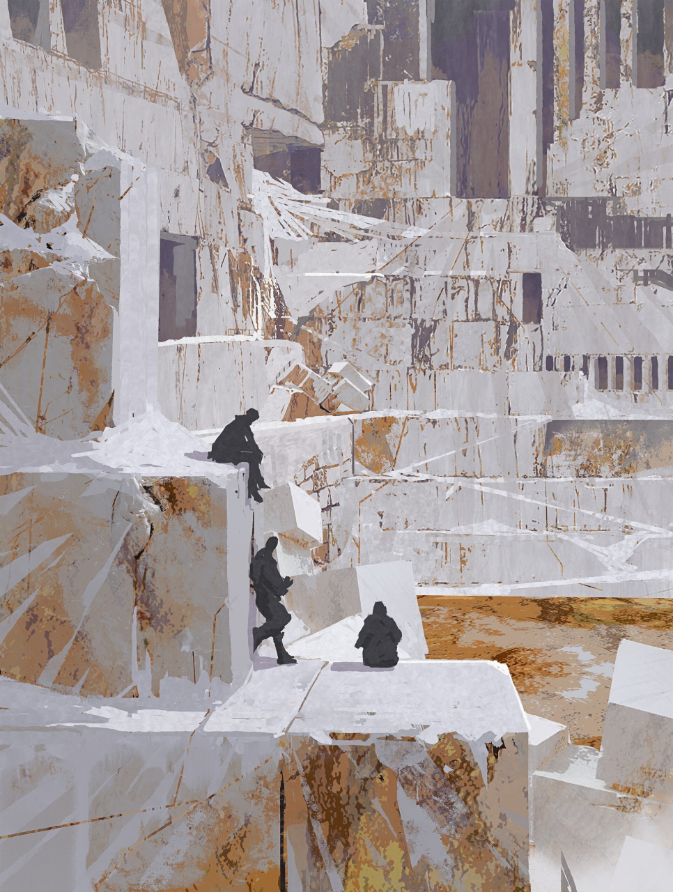 丹麦概念艺术家malte madsen场景绘画作品欣赏,用出色的光影和细腻的