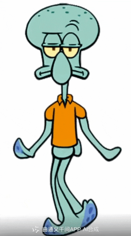 章鱼哥摆着臭脸,跳兔子舞.还有鸣人跳爱心表白舞.