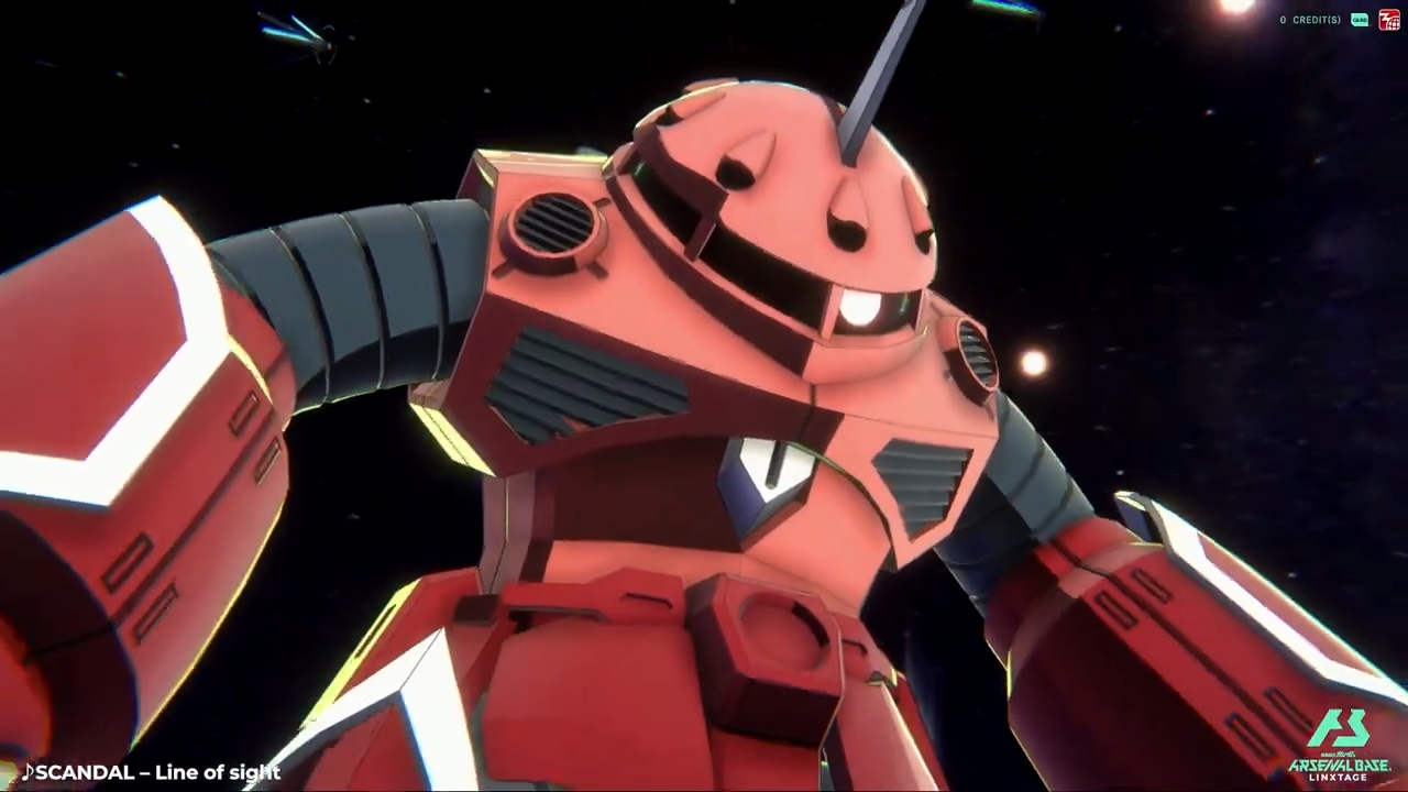 高达seed阿斯兰版魔蟹参战街机游戏 露出了无限正义高达的脚