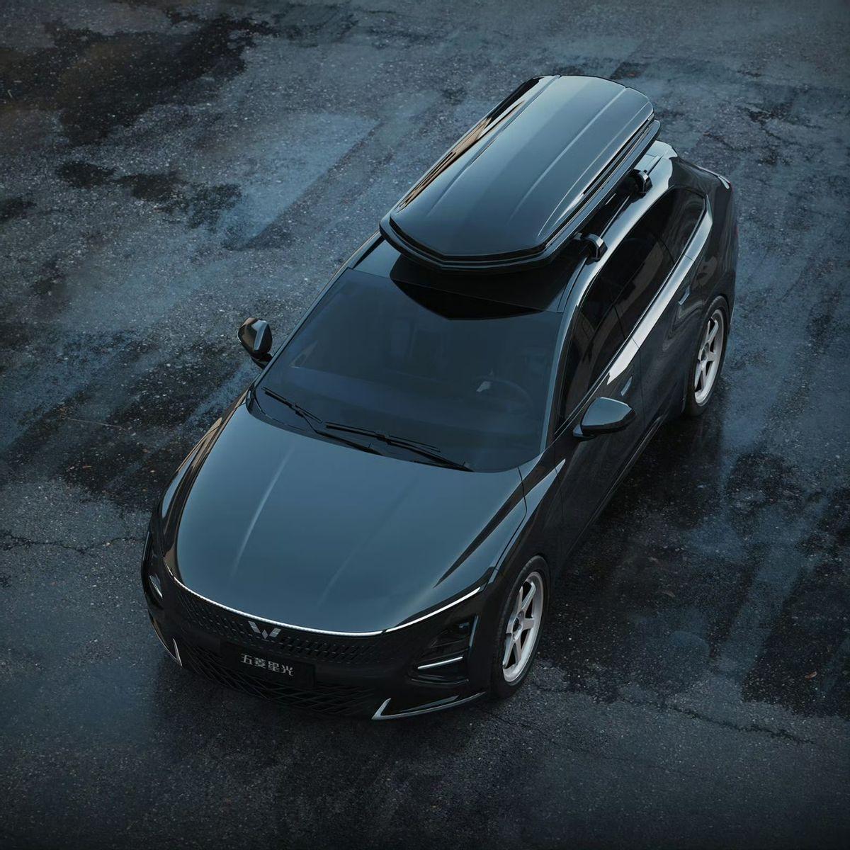 不愧是五菱,又要出旅行车,采用全黑涂装,真长这样也太酷了