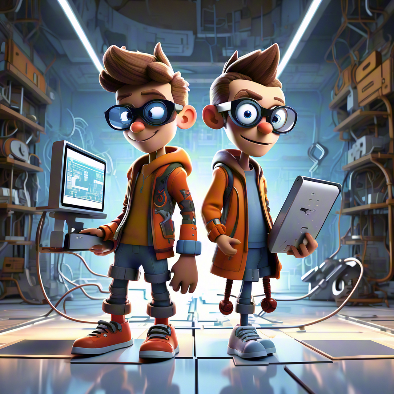 海尔兄弟ai创作赛# 99海尔兄弟新形象来啦!这波创意我给满分!