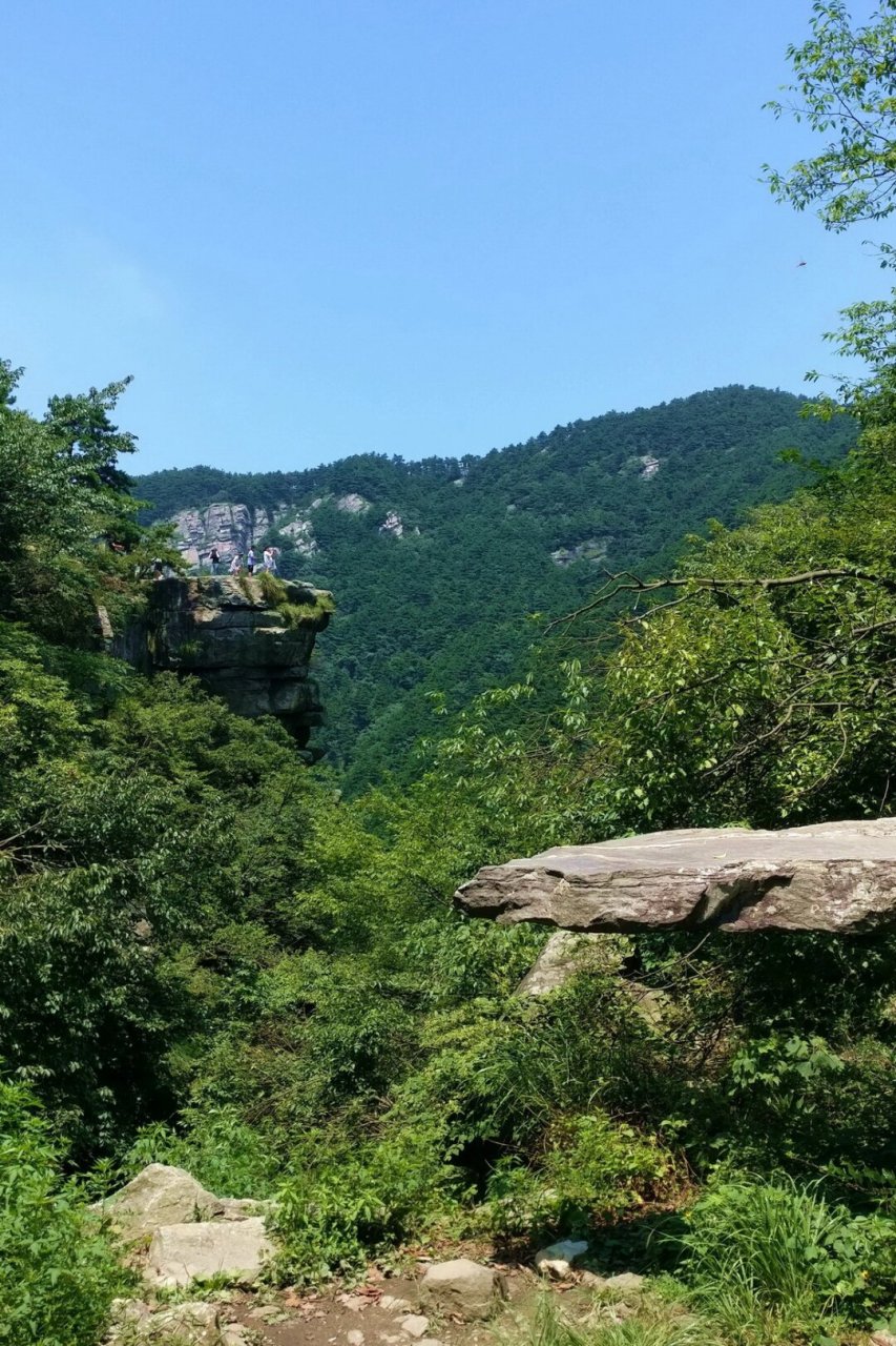 江西庐山风景优美  疑是银河落九天和无限风光在险峰,这两句诗都描绘