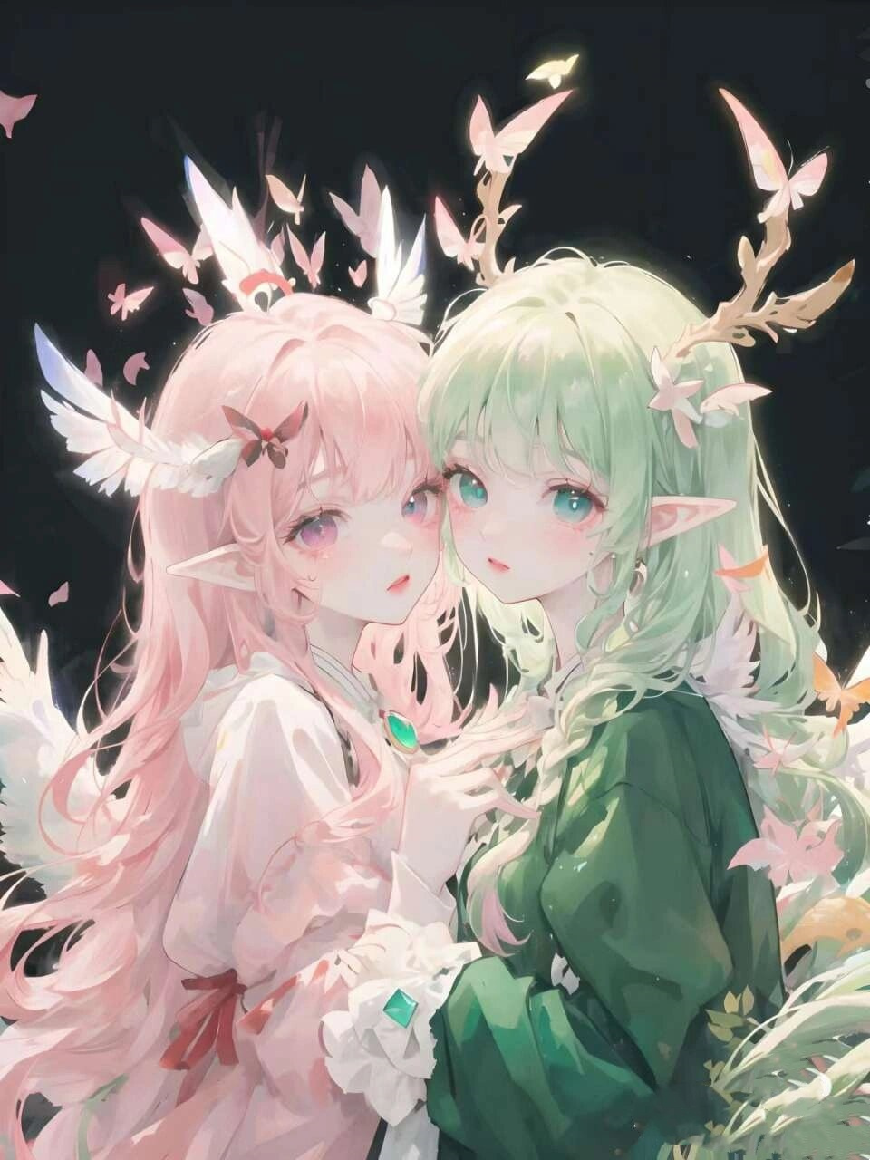 精心挑选的闺蜜头像,犹如一首未完待续的抒情诗,低吟浅唱着我们的默契