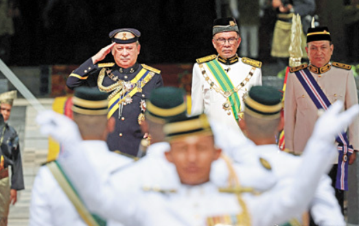 马来西亚南部柔佛州"亿万富翁"苏丹易卜拉欣31日在吉隆玻国家王宫