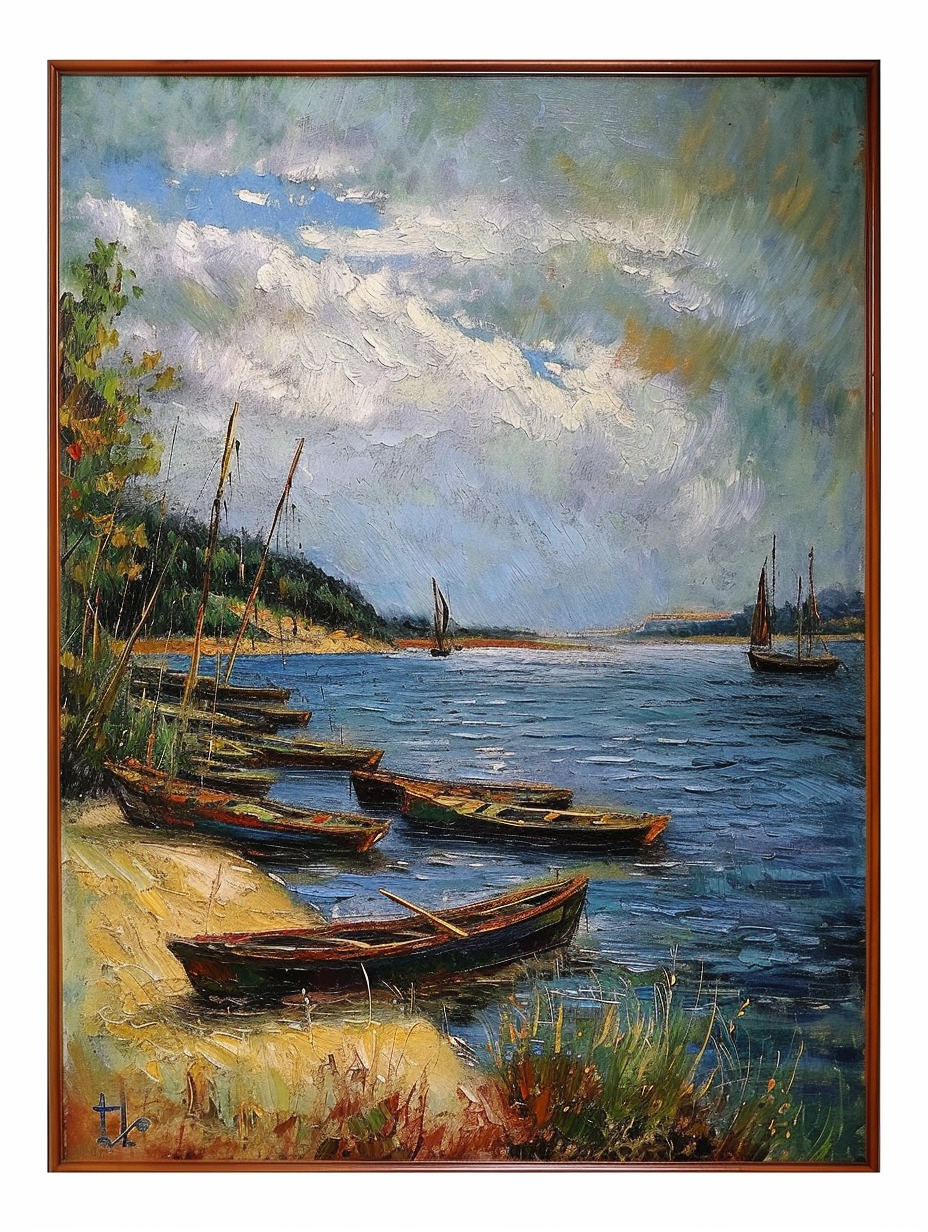 它用轻快的色彩和明快的笔触,把自然界的景色表现得淋漓尽致