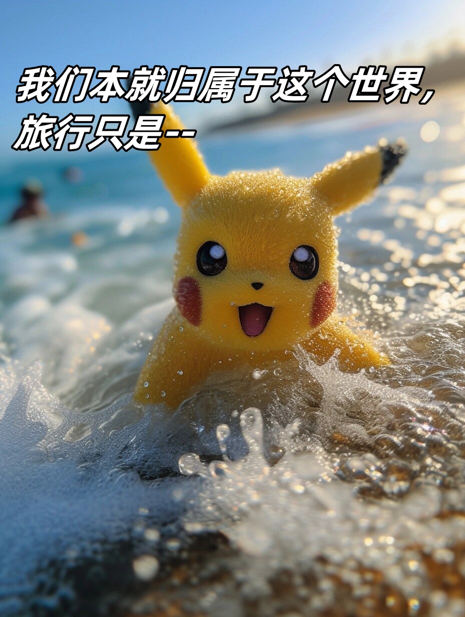 这是一次寻找内心之旅,一段独特的皮卡丘旅行记