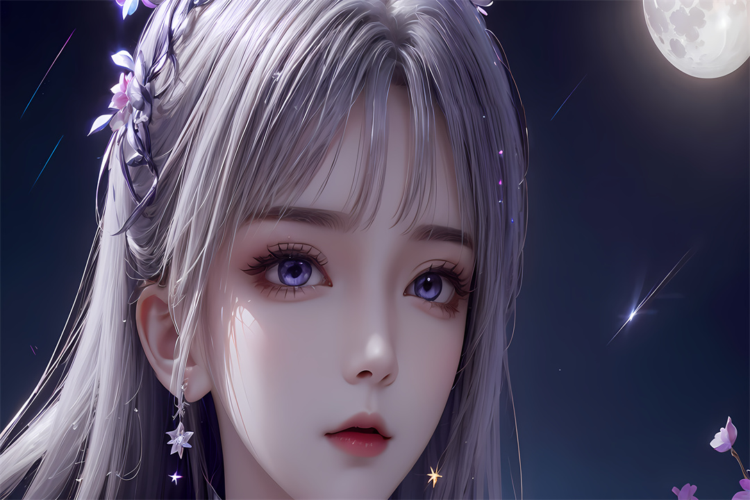 动漫美女壁纸高清唯美简约 竖屏