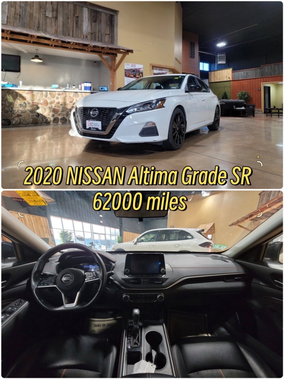 美国好车推荐  2020年日产altima grade sr,里程数62000英里,这是一款