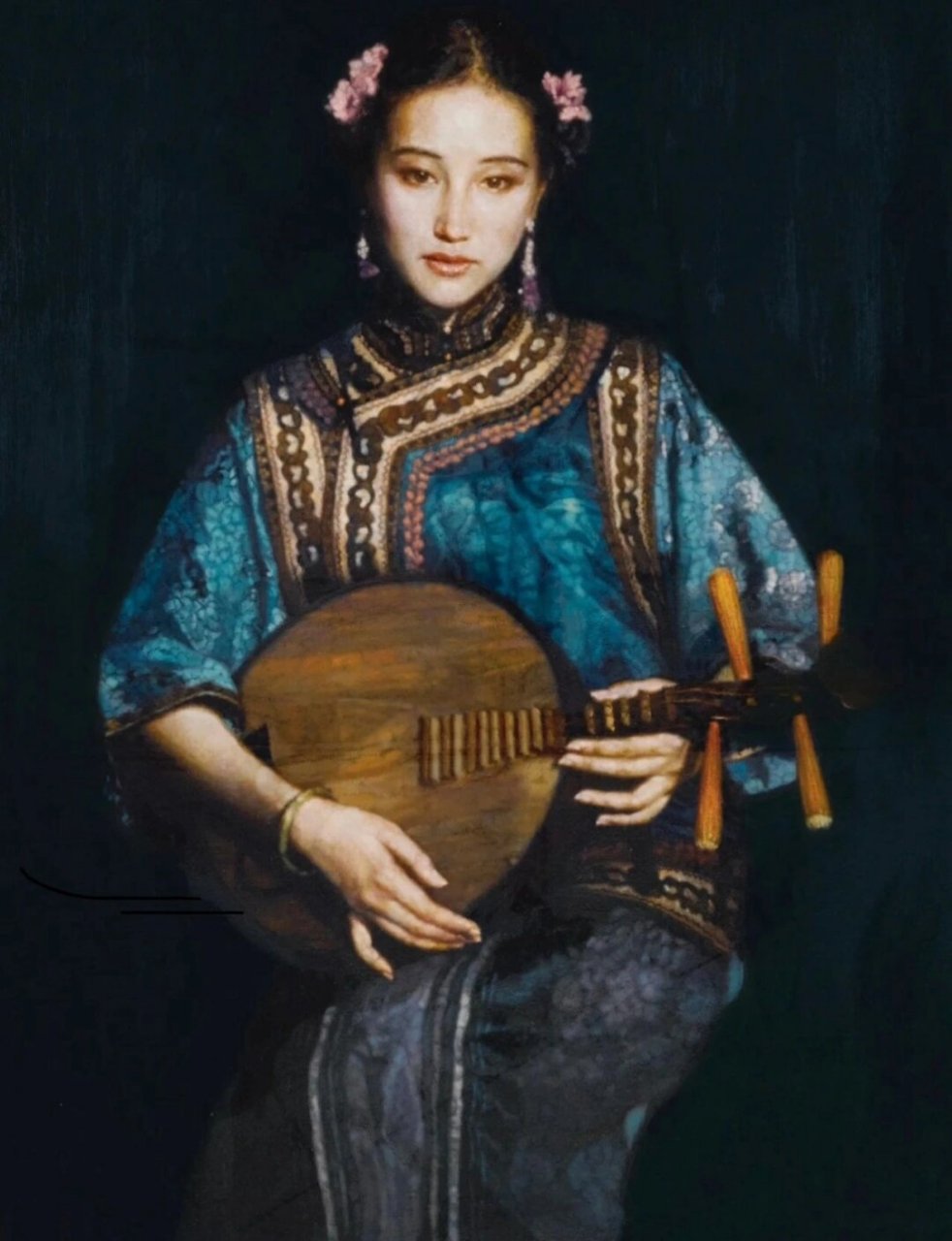 电视剧《繁花》在上海滩掀起了热潮,剧中陈逸飞的作品也成为了焦点