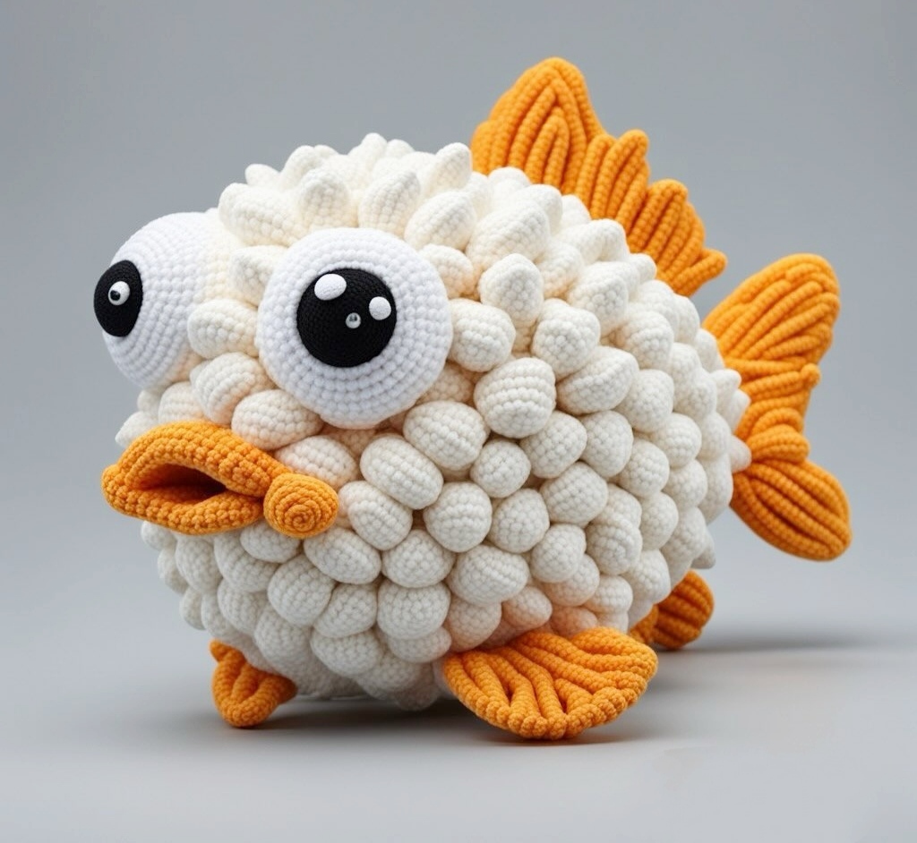 毛线编织河豚:手工艺术的魅力与挑战