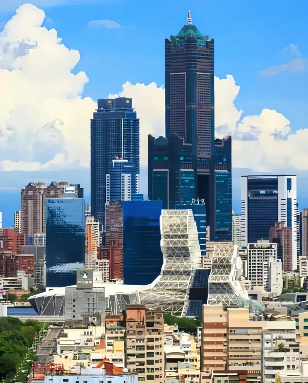 这不是台北,而是台湾省人口第一大市新北,271平方公里的台北被新北市