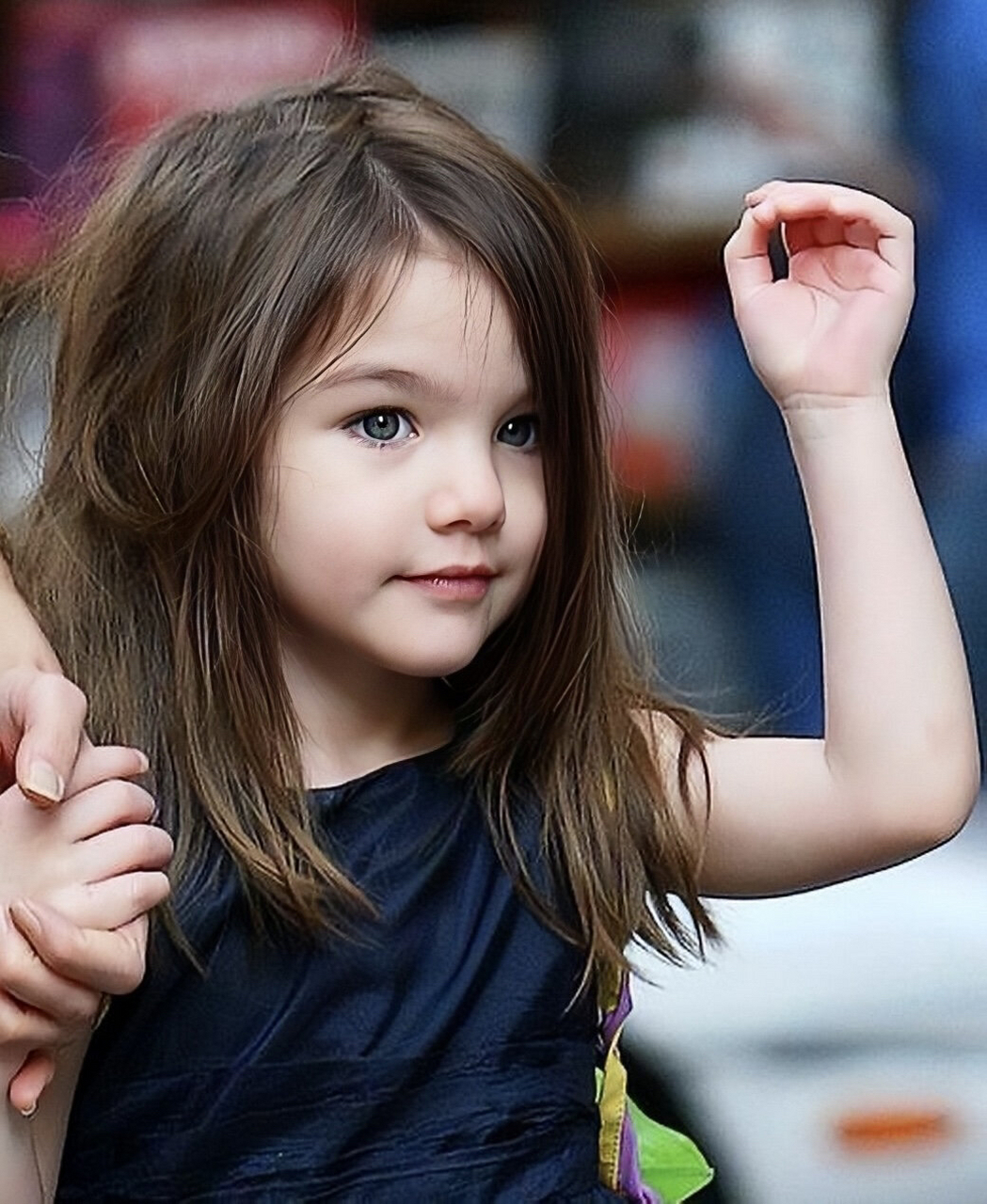 阿汤哥的姑娘苏瑞长大了 从小就备受瞩目的女孩,小时候可爱,长大了