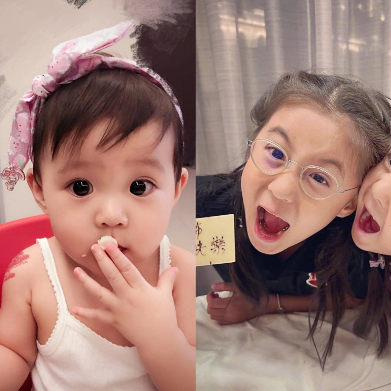 贾静雯女儿咘咘长大了. 咘咘真是我见过最可爱的星二代了!