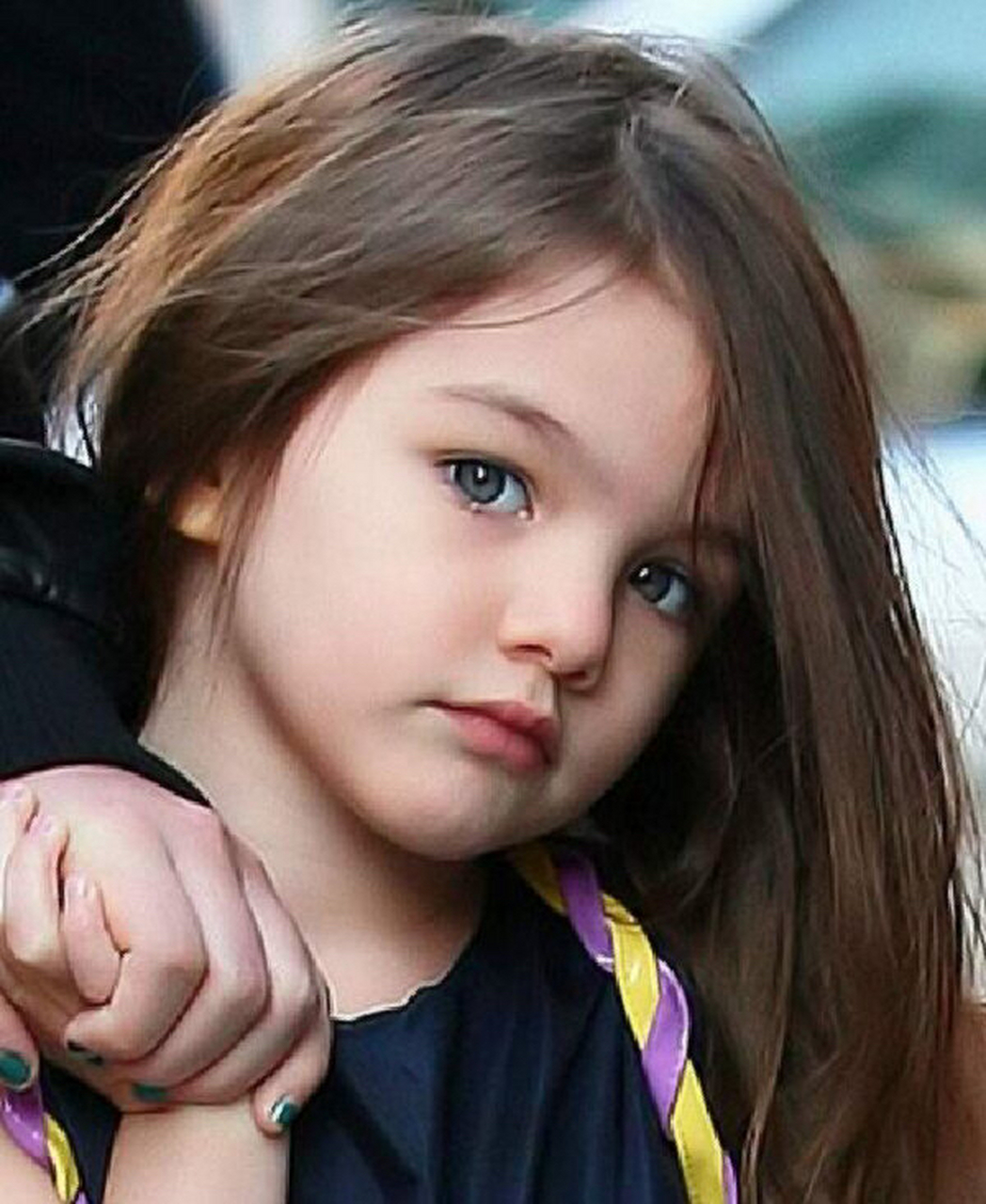 阿汤哥的姑娘苏瑞长大了 从小就备受瞩目的女孩,小时候可爱,长大了