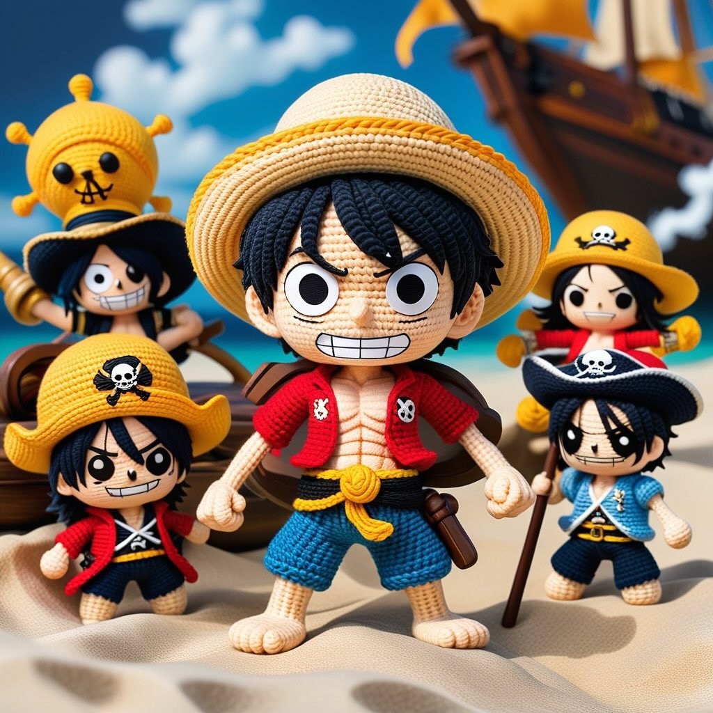 钩针编织海贼王玩偶