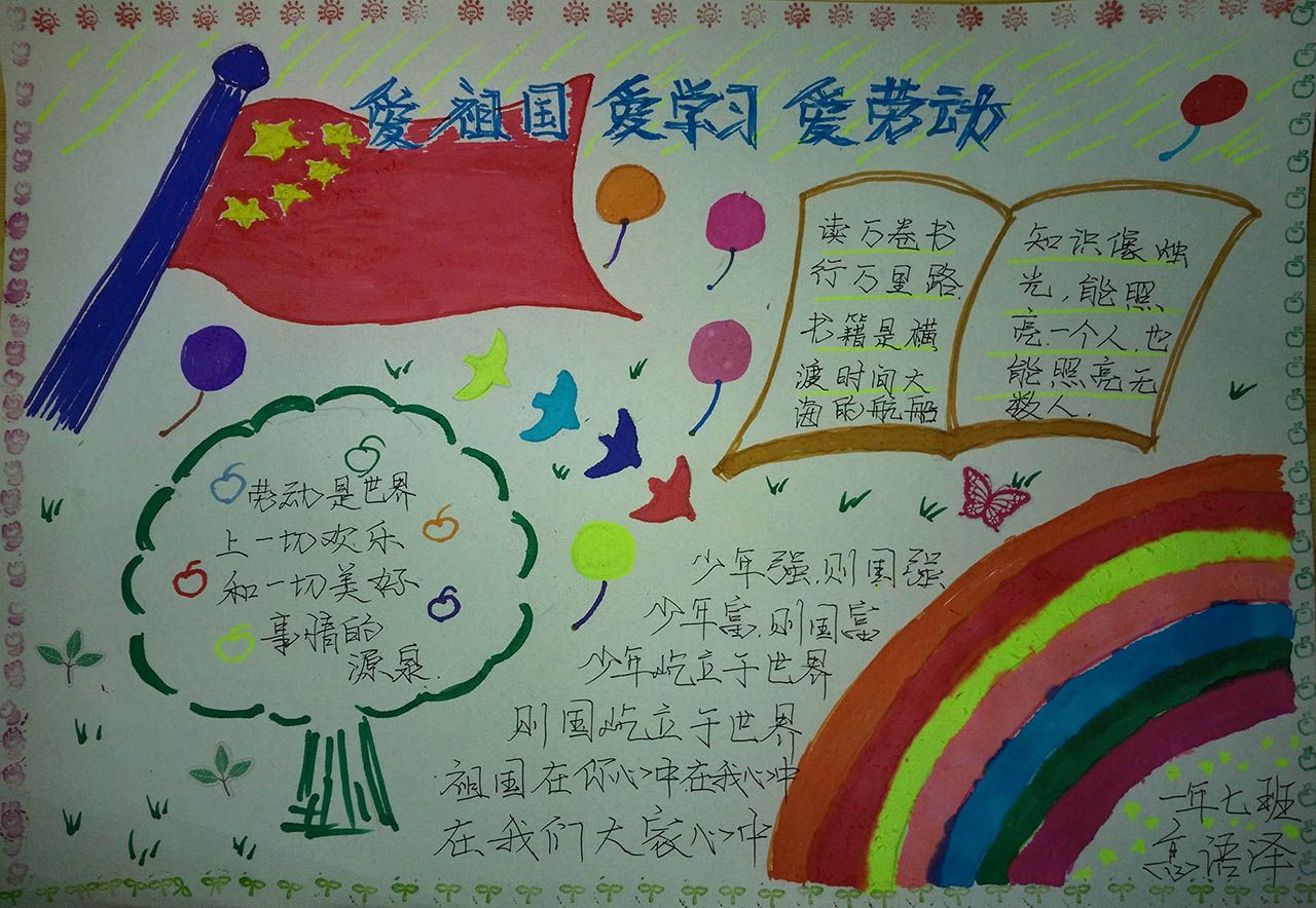 爱国手抄报怎么做