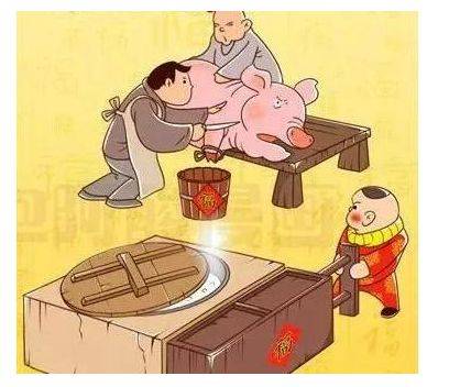 姐妹花2600元合伙买了一头年猪