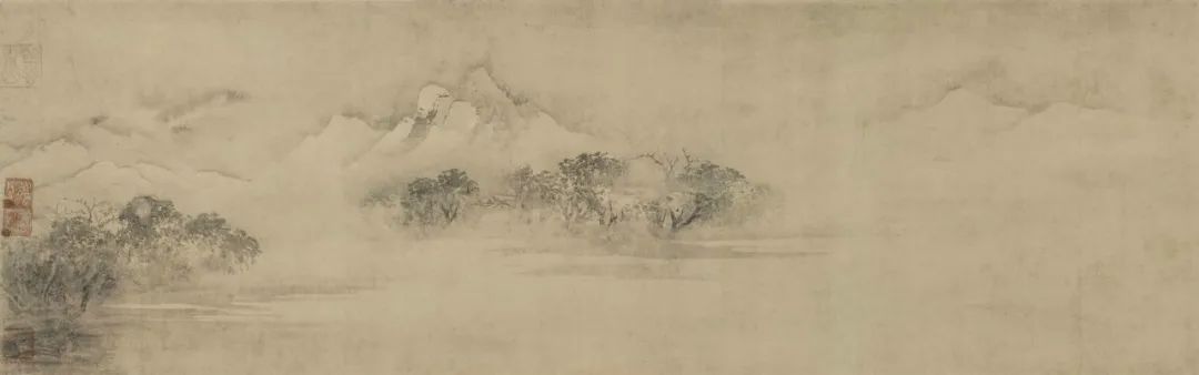 雪景一片清寒万里天