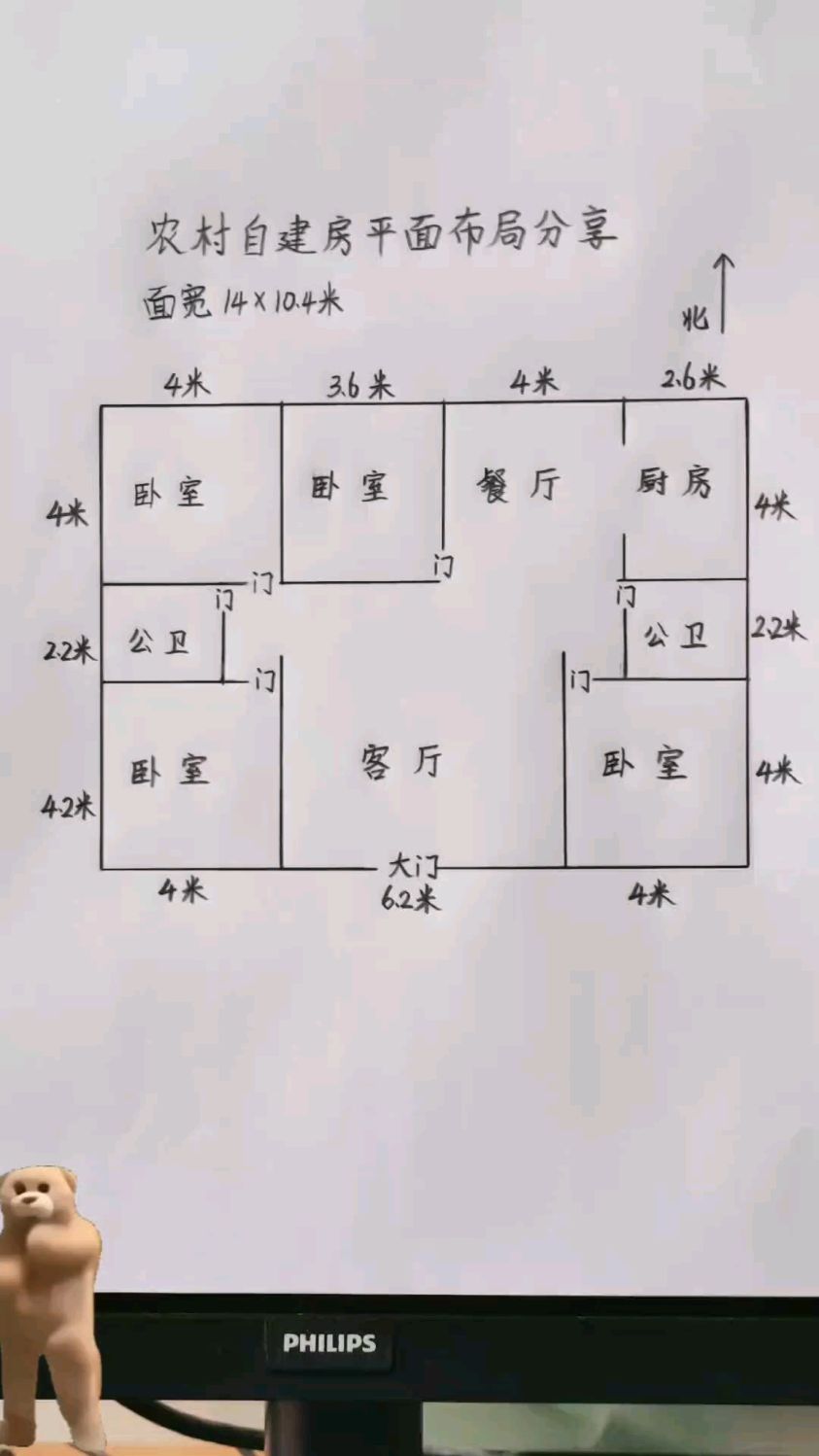 农村自建房平面设计今日分享