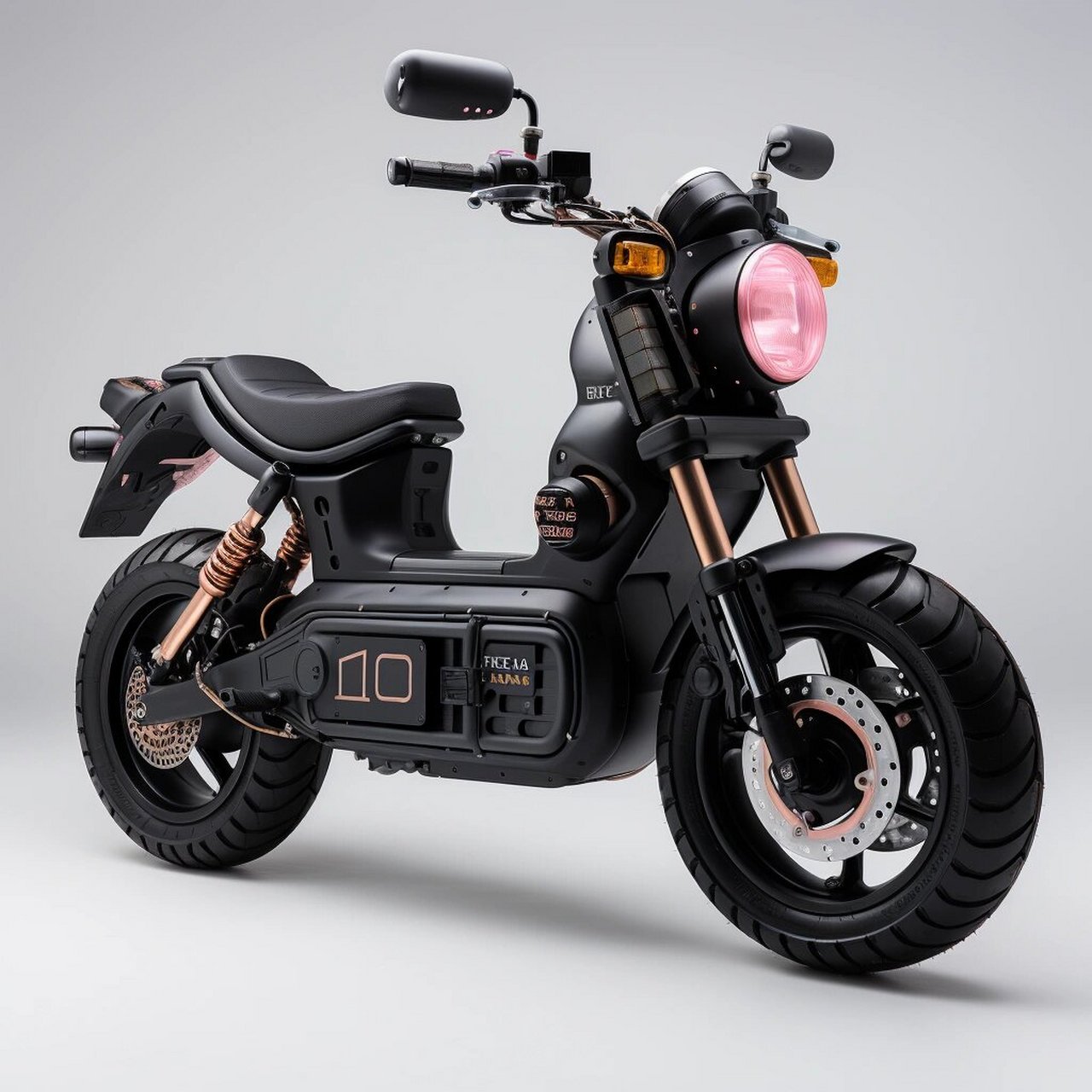 库洛米恶魔配色太好看了  小摩托,简直就像是库洛米小恶魔附身一样