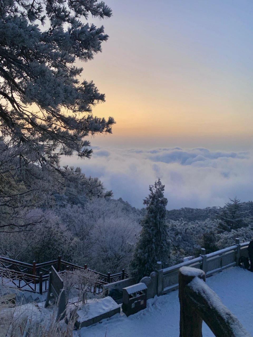 庐山雪景图片2018图片