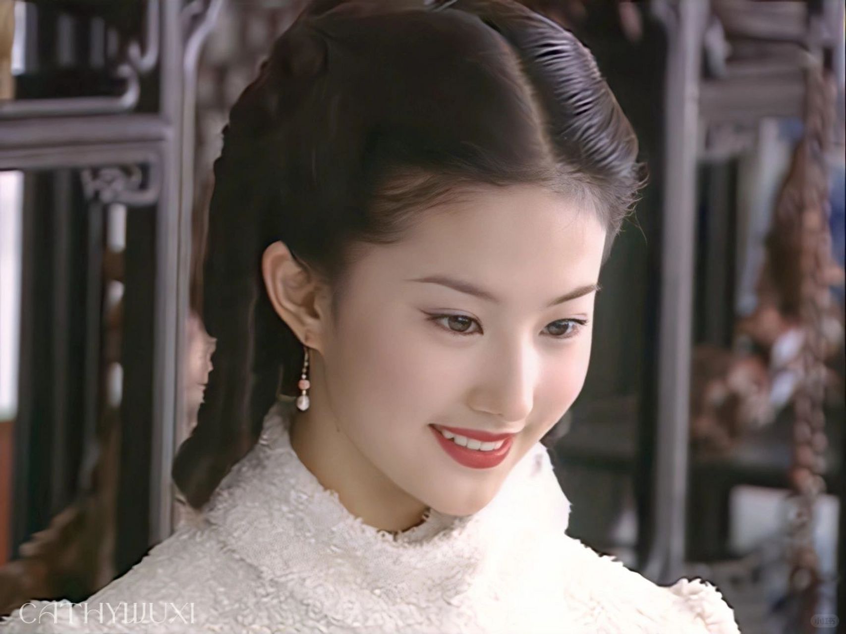 十四岁的刘亦菲,古典韵味尽显金粉世家白秀珠时期  我最近翻到了一组