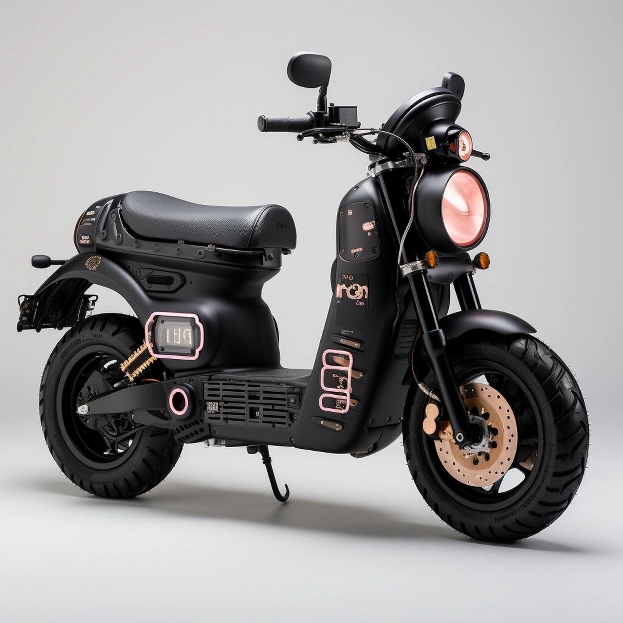 库洛米恶魔配色太好看了  小摩托,简直就像是库洛米小恶魔附身一样