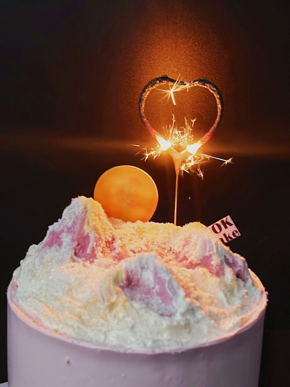 氛围感雪山蛋糕  9015雪山蛋糕 惊艳登场!