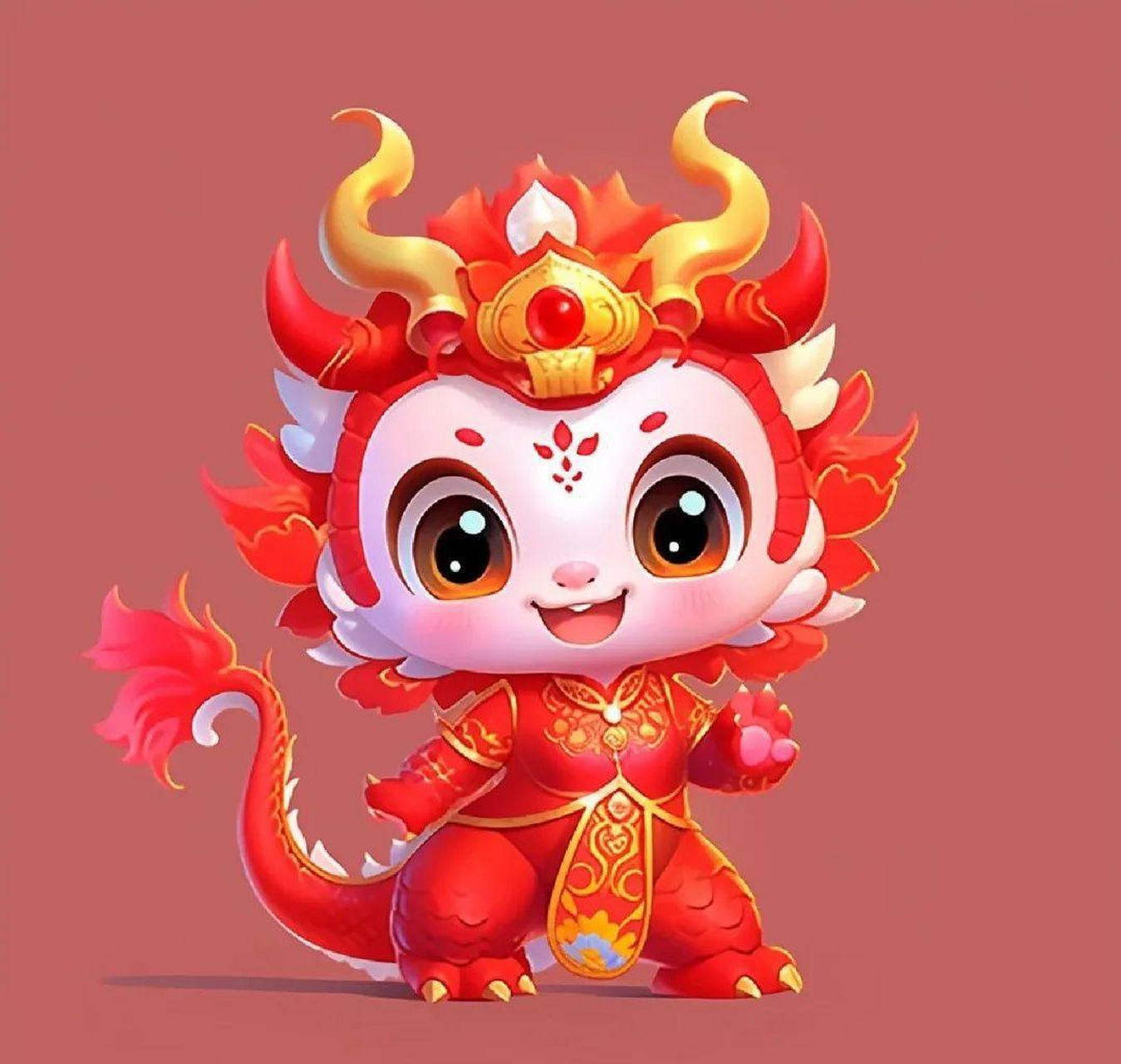 "幸运 和谐 旺财龙宝贝头像." #召唤神龙合照