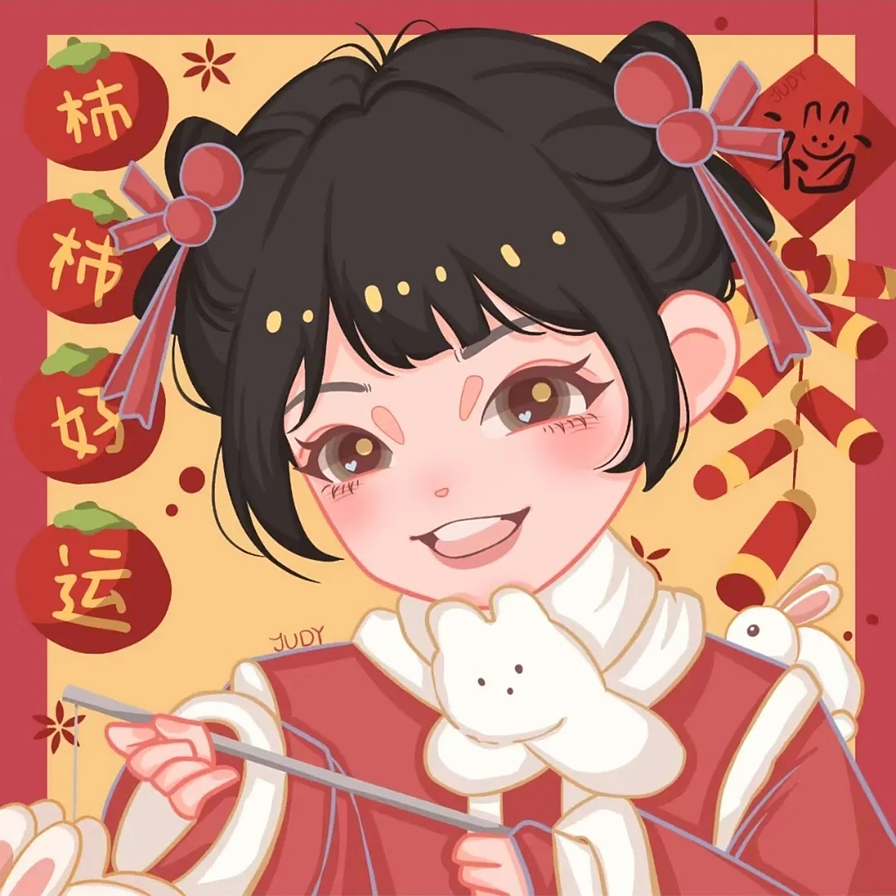 新年头像丨喜庆的新年动漫头像