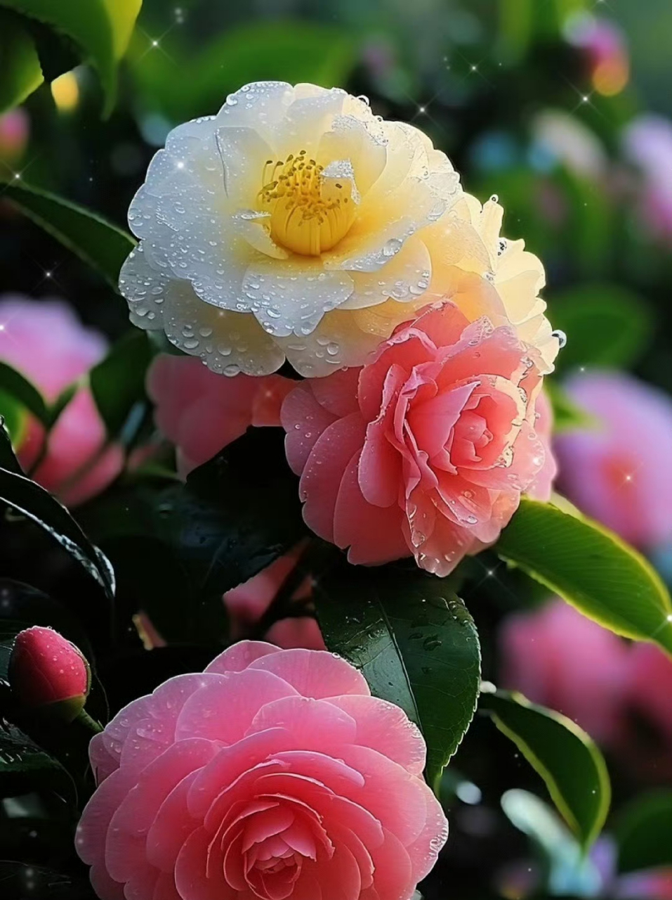 唯美了整个冬天,真是惹人喜爱! #新年福气签