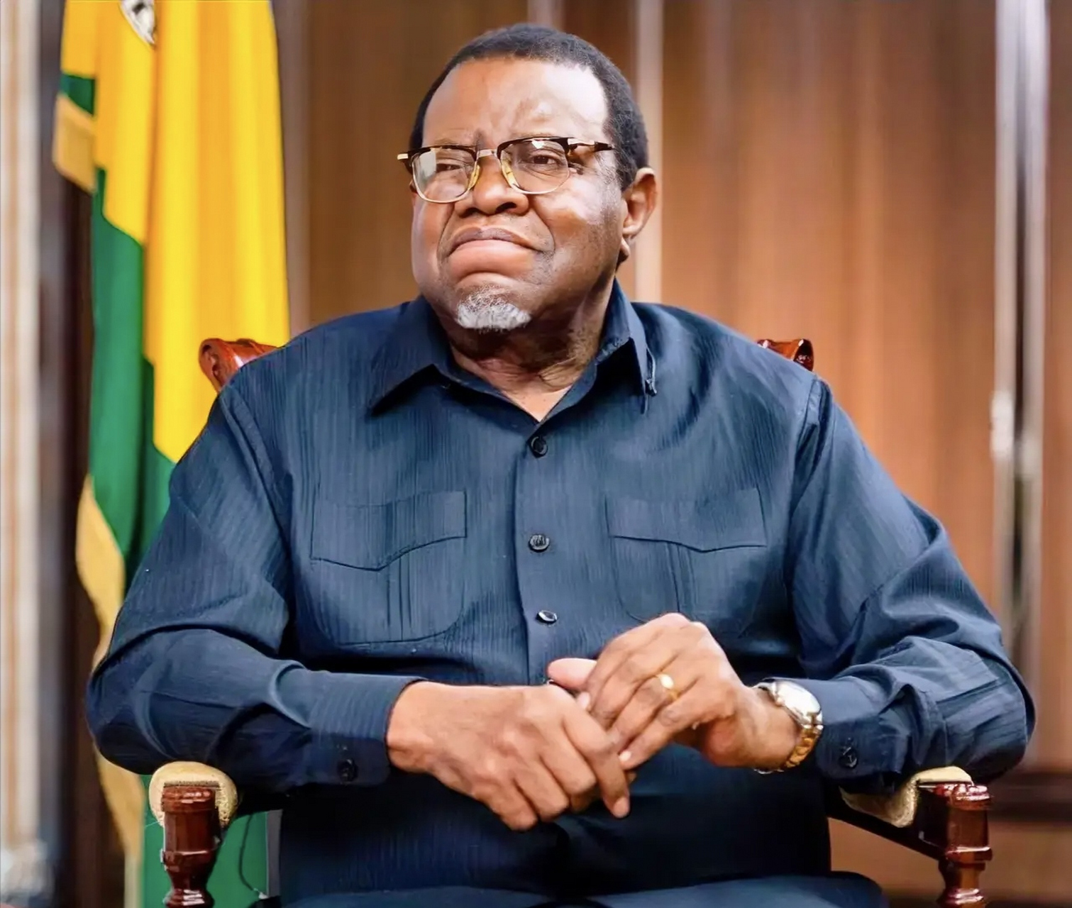 纳米比亚总统哈格·根哥布去世.