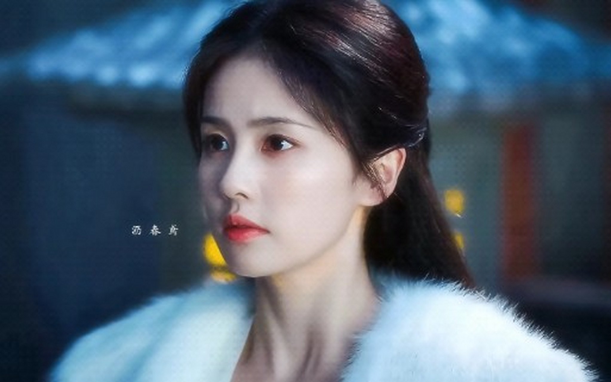 在电视剧中,白鹿以清新脱俗的形象深植人心.