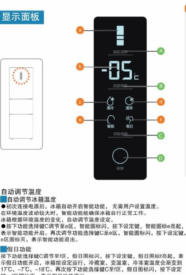 冰箱冷藏几档合适图片