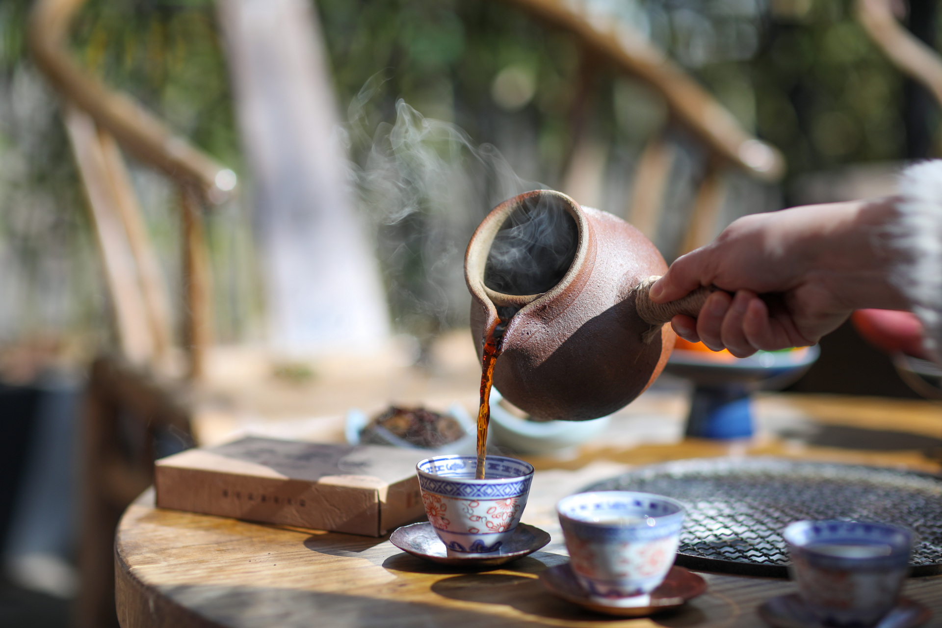 煮茶的图片欣赏图片