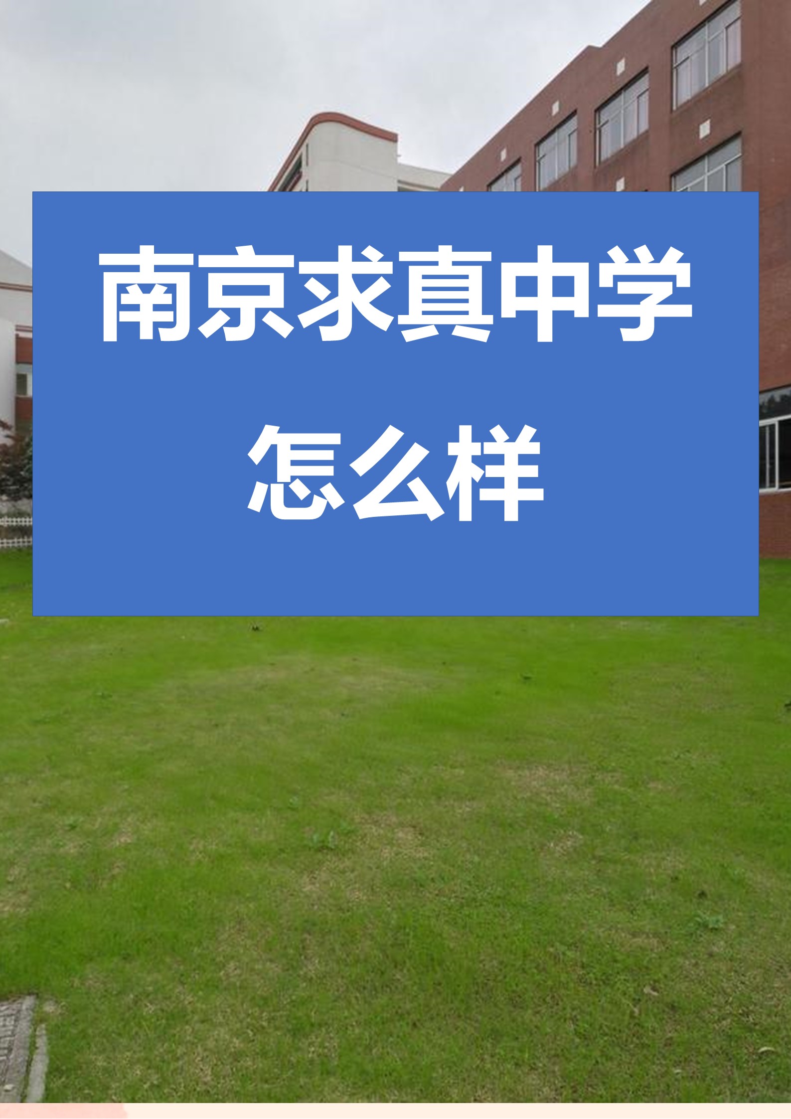 2022南京求真中学图片