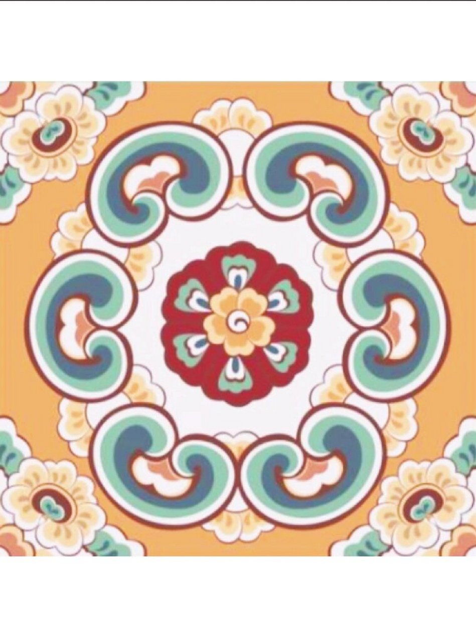 敦煌纹样|宝相花  宝相花,那可是咱们汉族的传统吉祥纹样,又叫宝仙花