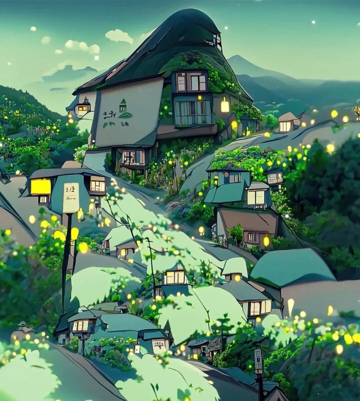 宫崎骏唯美动漫  宫崎骏的动漫电影中充满了绿色元素,这种颜色给人一