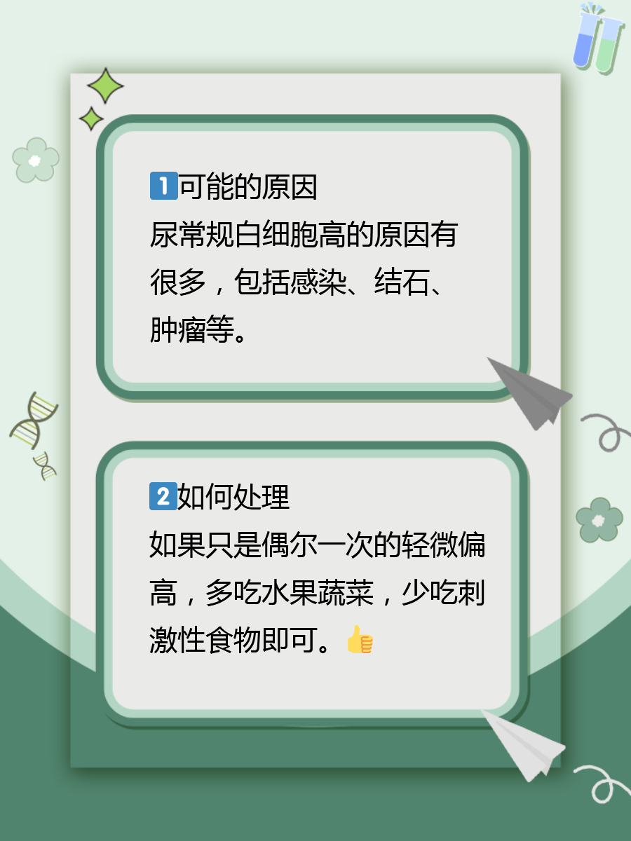 为什么尿白细胞高