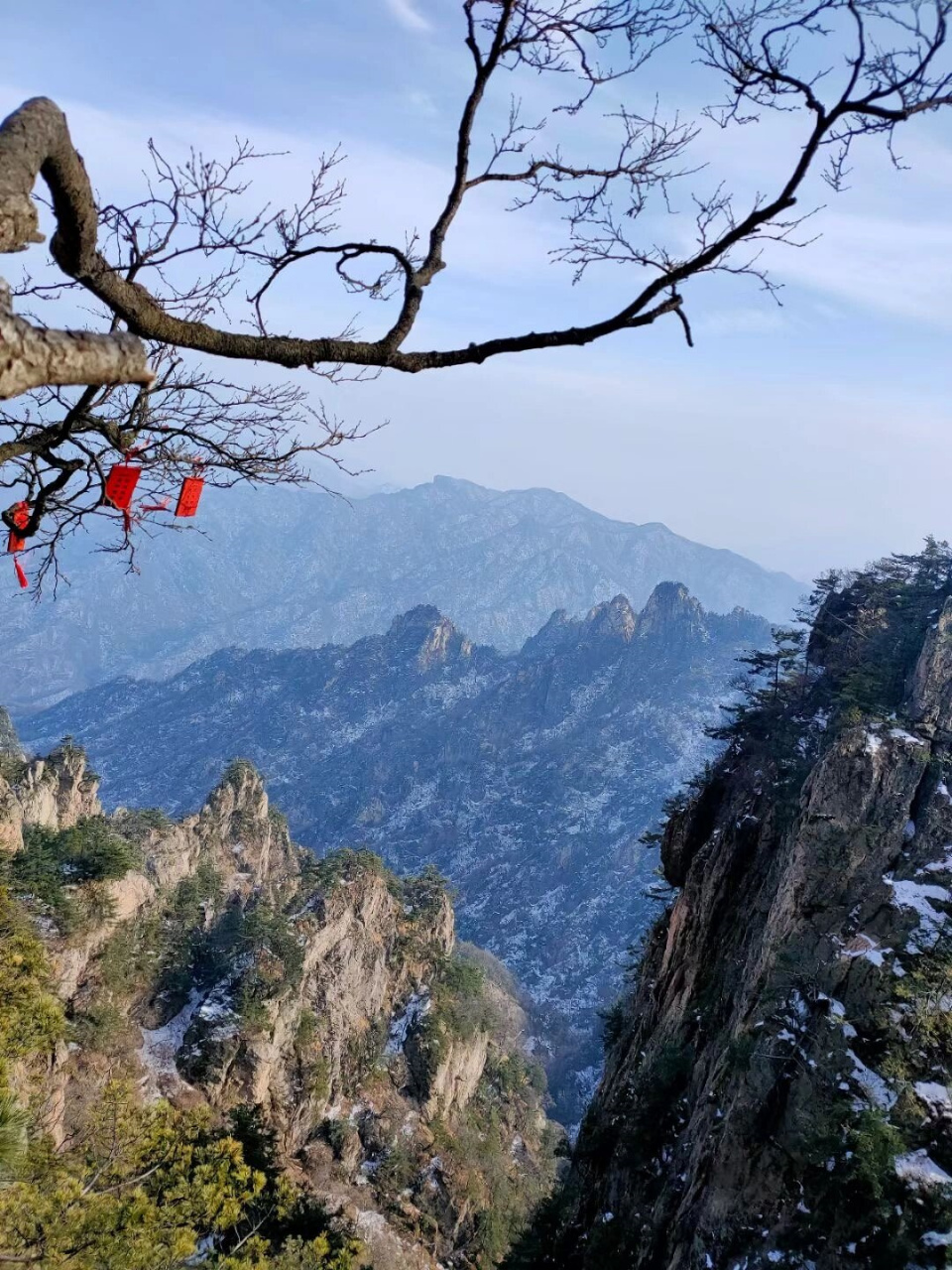 冬天的老君山图片