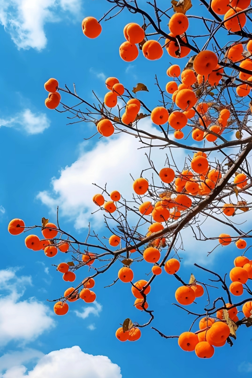 柿柿如意,柿柿顺心#治愈# #壁纸