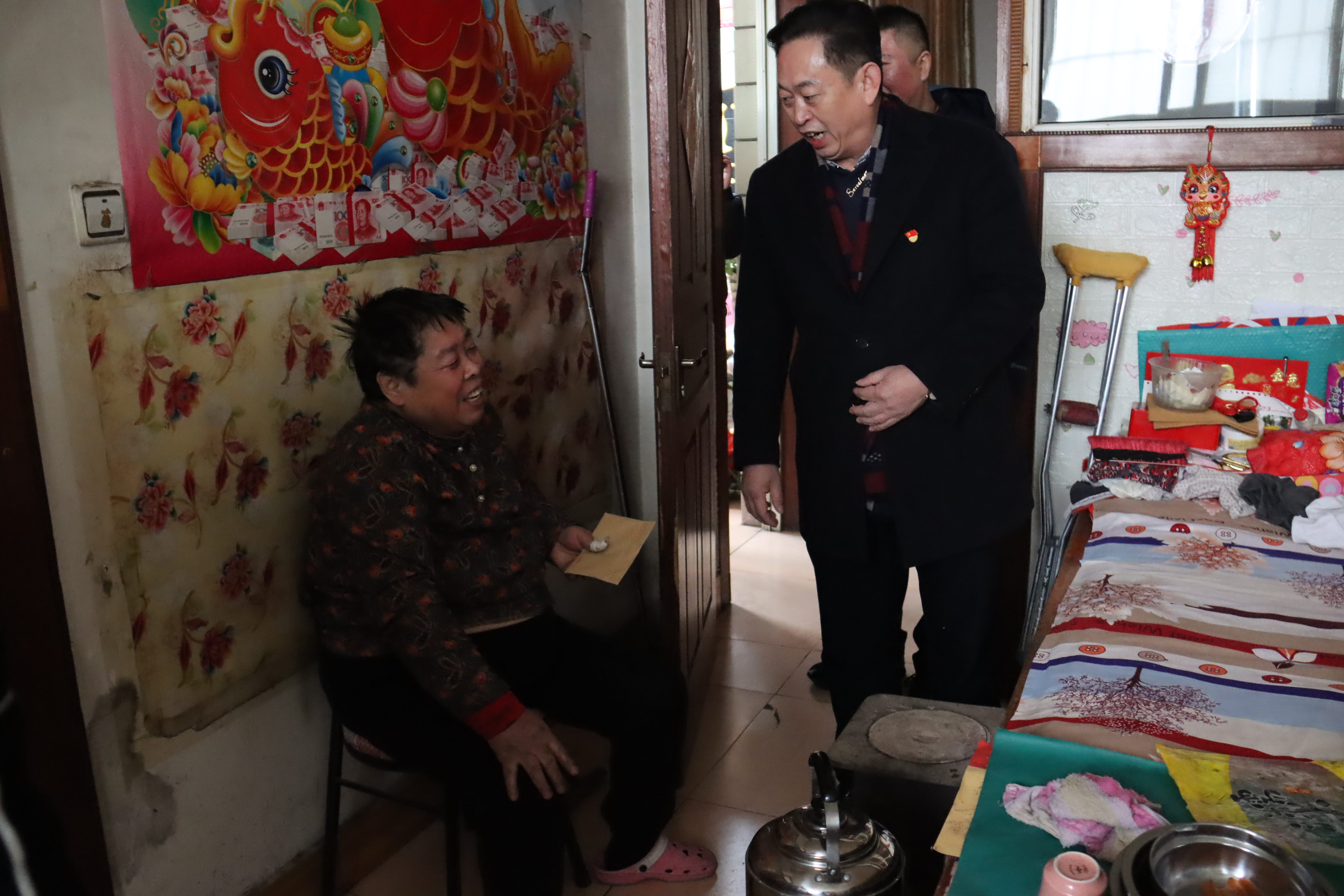 仇家沟岔村:新春送温暖 节日情更浓