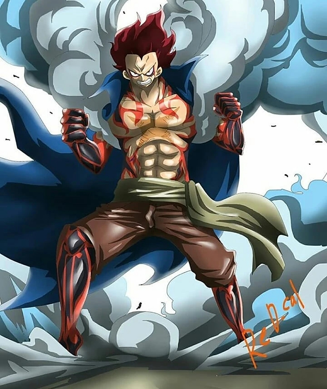 路飞突破新形态,画风有点辣眼慎入