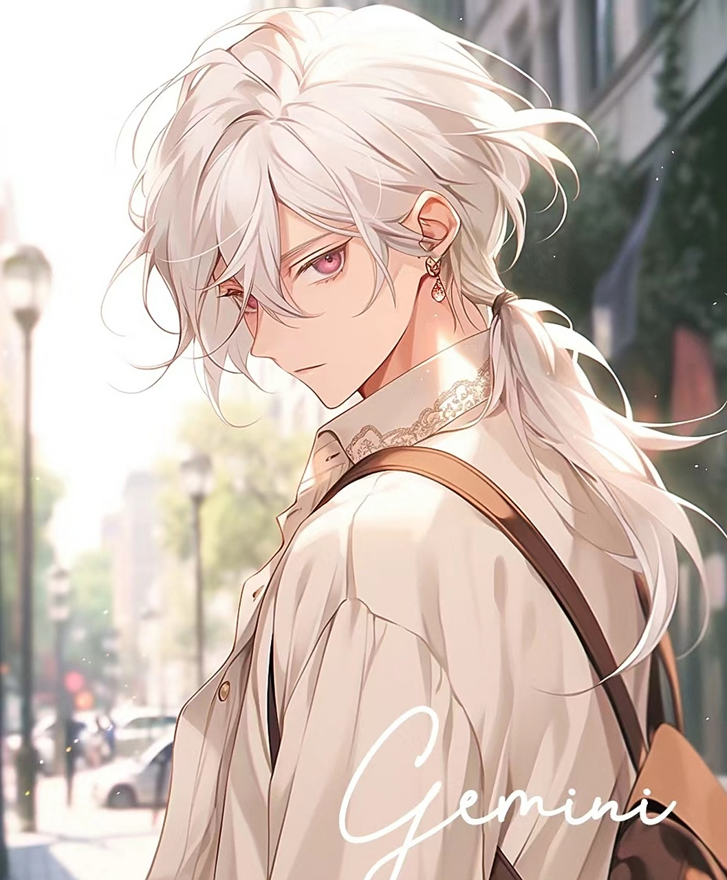 分享一组渣苏感痞帅白毛控帅气头像 12 021202389595