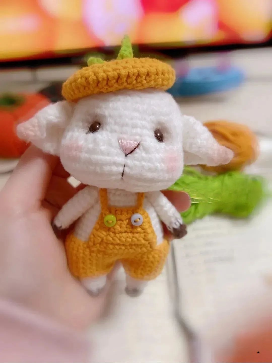 手工钩织图解:小羊噗噗