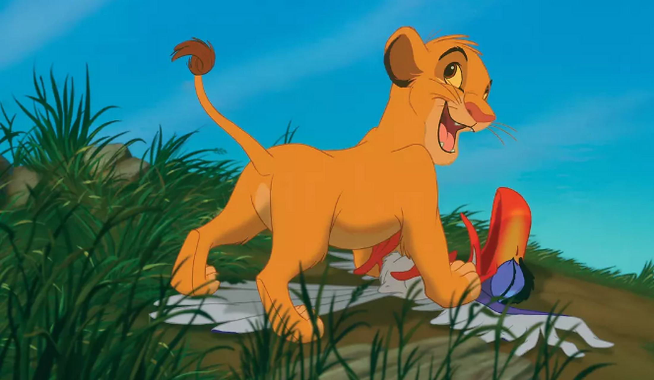 《狮子王》第一部 是1994年上映的迪士尼动画电影,讲述了年幼的辛巴