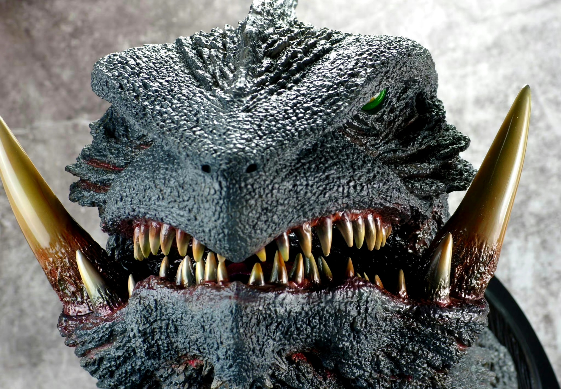 模型欣赏:特摄怪兽 奇美拉头像,涂装 akichi,原型 大鷹.